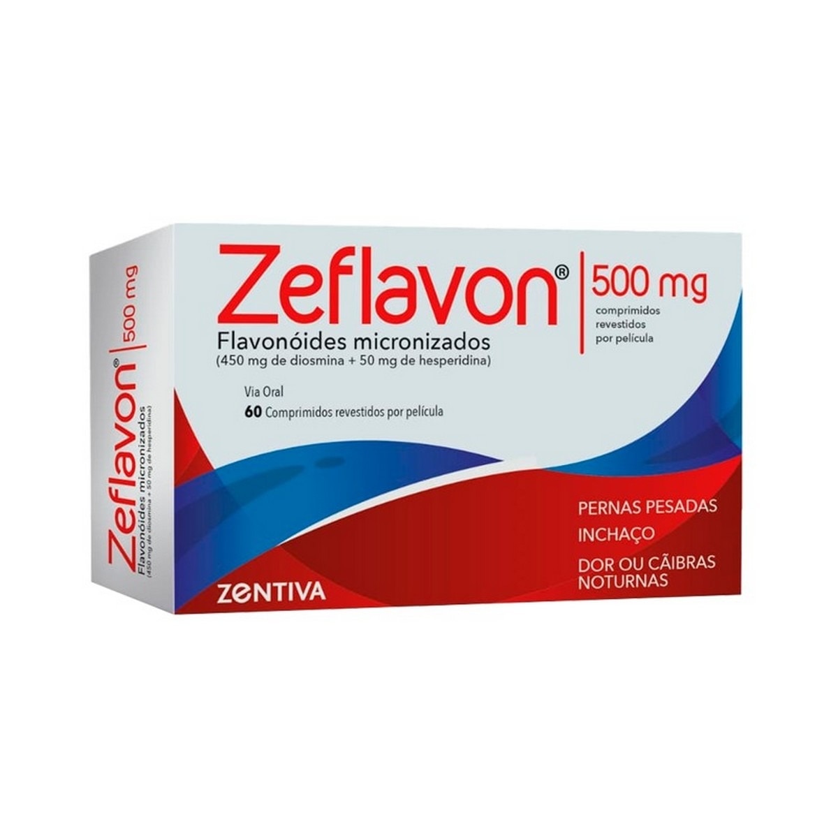 Zeflavon 500 mg - 60 Comprimidos Revestidos 1