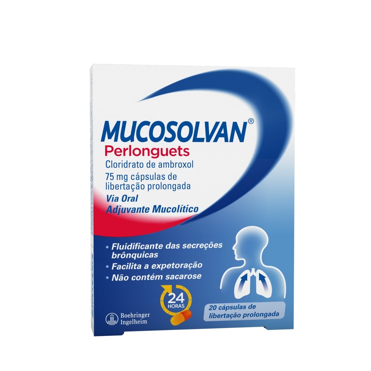 Imagem 0 de Mucosolvan Perlonguets - 20 Cápsulas