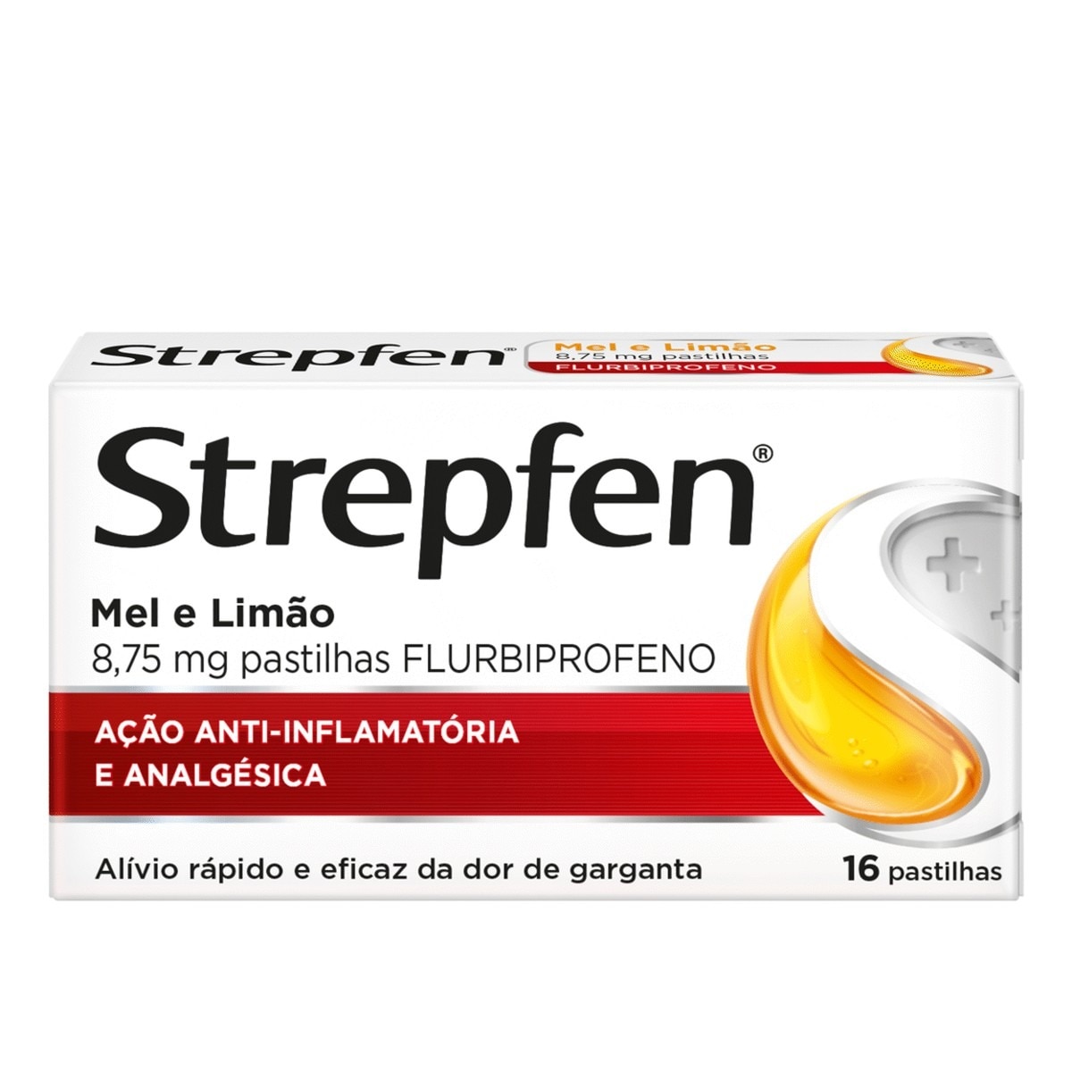 Imagem 0 de Strepfen Mel e Limão 8,75 mg - 16 Pastilhas