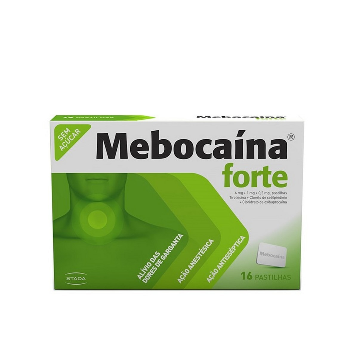 Imagem 0 de Mebocaína Forte - 16 Pastilhas