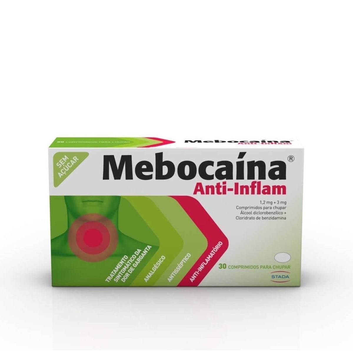 Imagem 0 de Mebocaína Anti-Inflam - 30 Comprimidos para Chupar