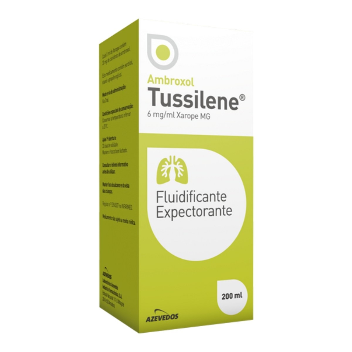Ambroxol Tussilene 6mg/ml Xarope - 200 ml 1