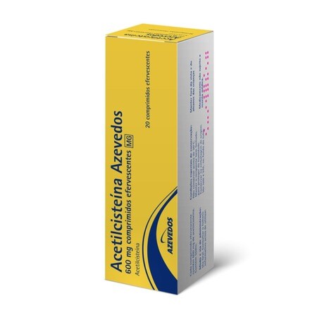 Acetilcisteína 600 mg - 20 Comprimidos Efervescentes