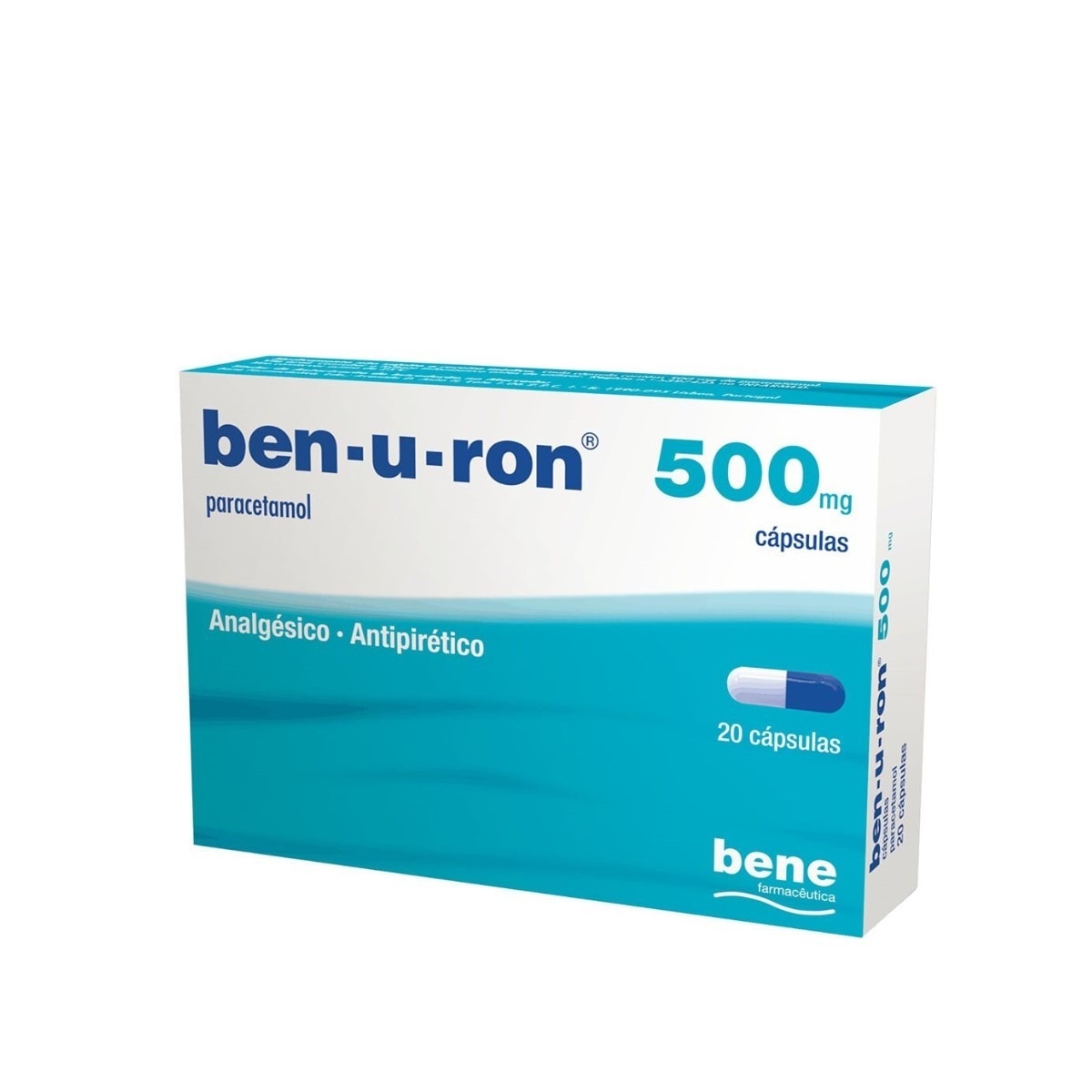 Imagem 0 de Ben-u-ron 500 mg - 20 Cápsulas
