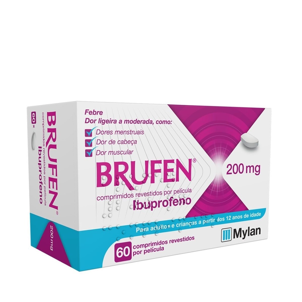 Imagem 0 de Brufen 200 mg - 60 Comprimidos Revestidos
