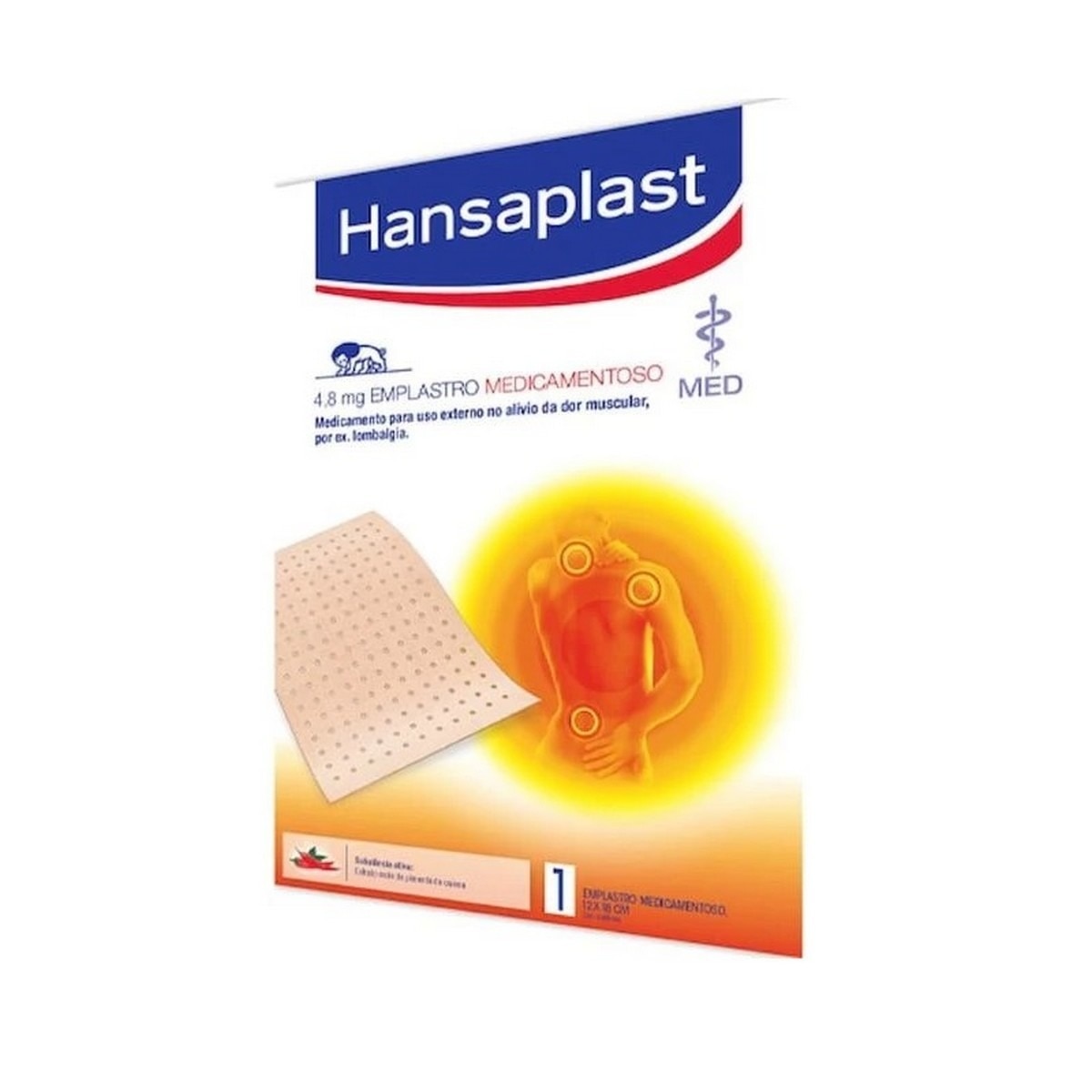 Hansaplast Emplastro Térmico 4,8 mg - 1 un. 1