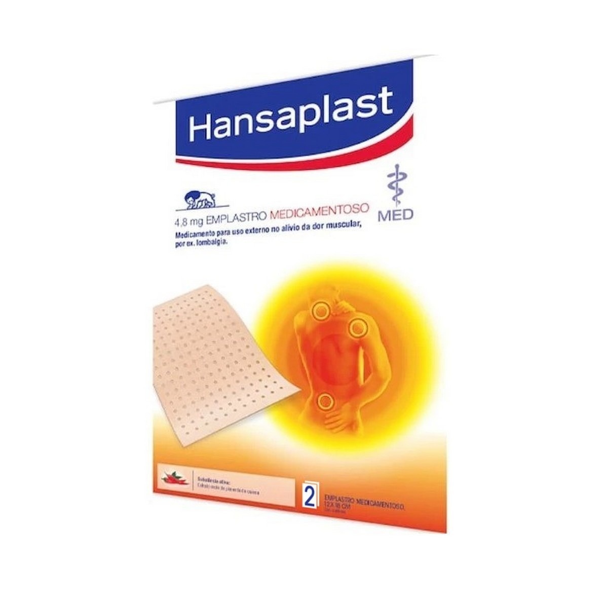 Imagem 0 de Hansaplast Emplastro Térmico 4,8 mg - 2 un.