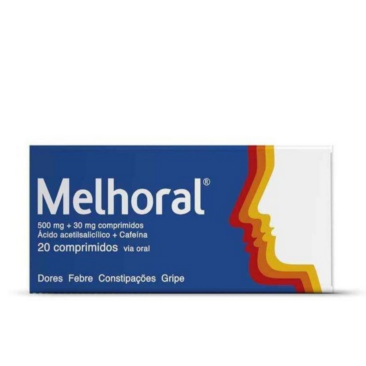 Melhoral 500 mg + 30 mg - 20 Comprimidos 1