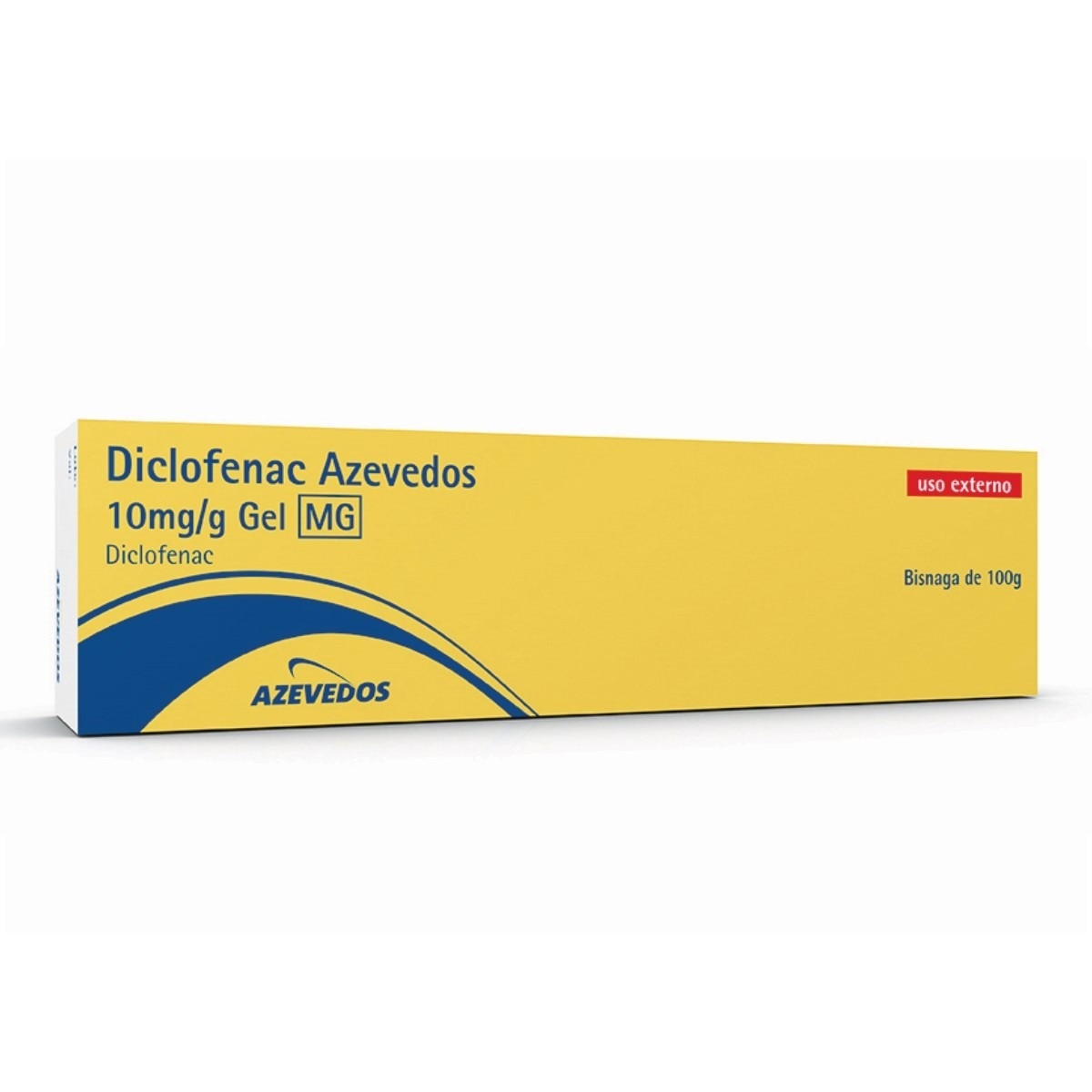 Diclofenac Azevedos 10 mg/g Gel Bisnaga - 100 g 1