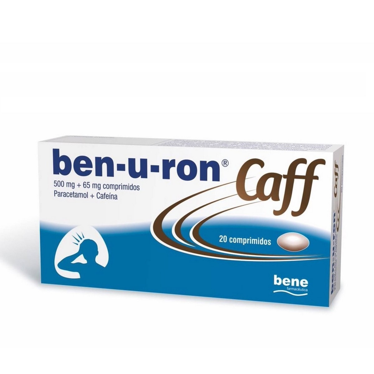 Ben-u-ron Caff 500 mg + 65 mg - 20 Comprimidos 1