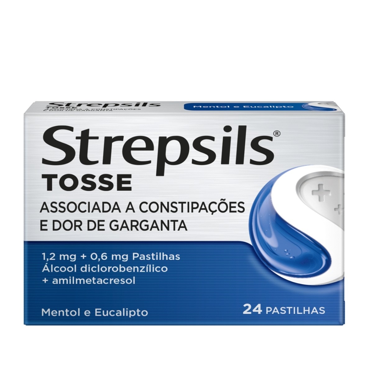 Imagem 0 de Strepsils Tosse Mentol e Eucalipto - 24 Pastilhas