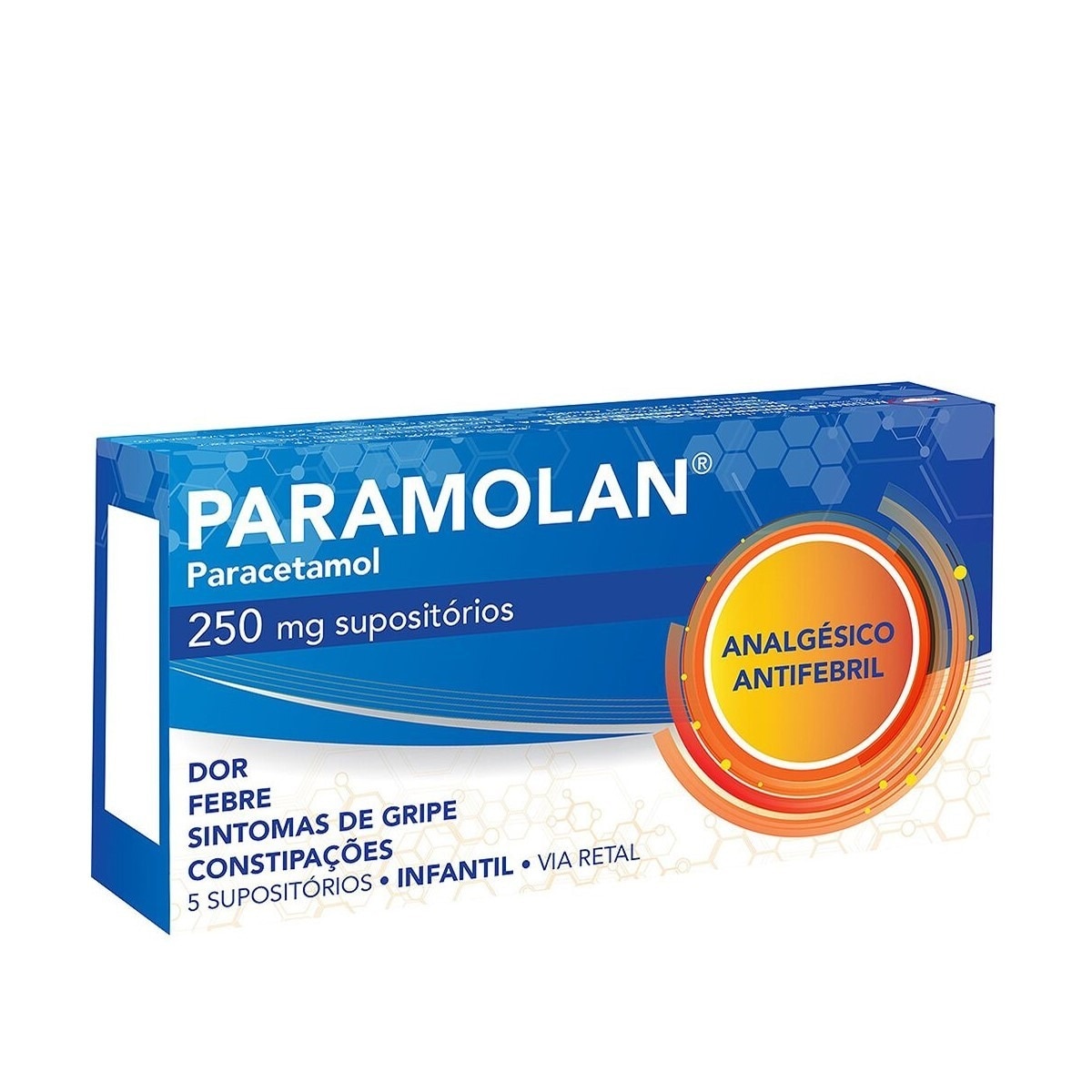 Imagem 0 de Paramolan 250 mg (Infantil) - 5 Supositórios