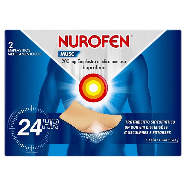 Imagem 0 de Nurofen Musc 200 mg Emplastro - 2 un.