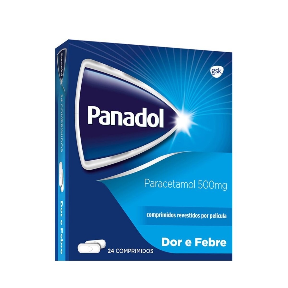Imagem 0 de Panadol 500 mg - 24 Comprimidos Revestidos