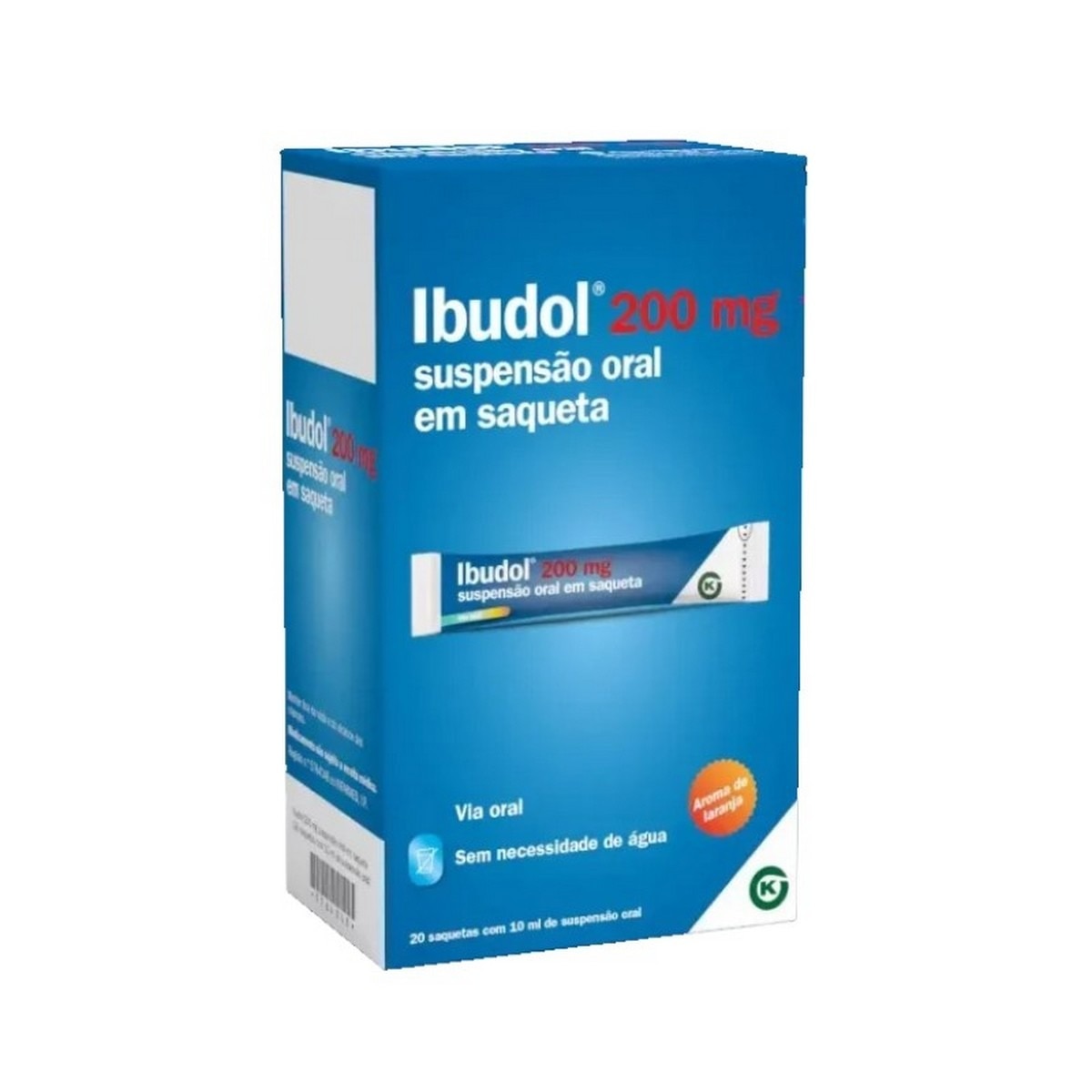 Ibudol 200 mg Suspensão Oral - 20 Saquetas 1