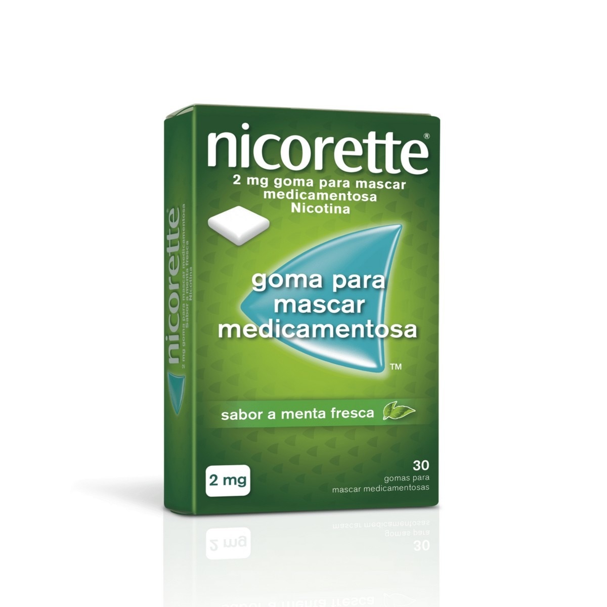 Imagem 0 de Nicorette 2 mg  Menta Fresca - 30 Gomas para Mascar