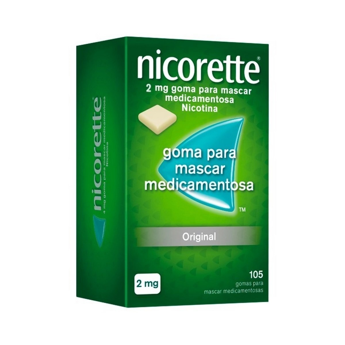 Imagem 0 de Nicorette 2 mg  Clássica - 105 Gomas para Mascar