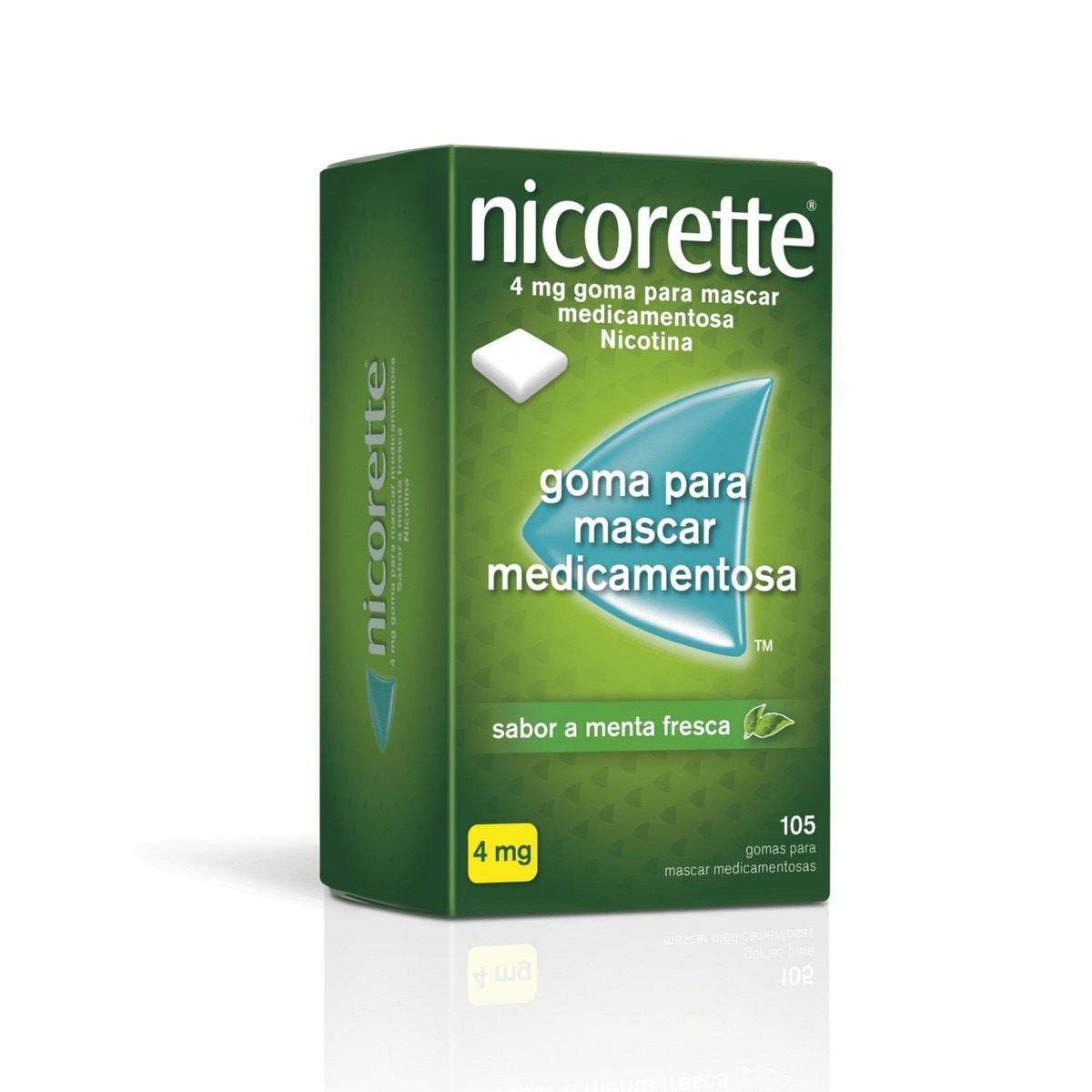 Imagem 0 de Nicorette 4 mg  Menta Fresca - 105 Gomas para Mascar