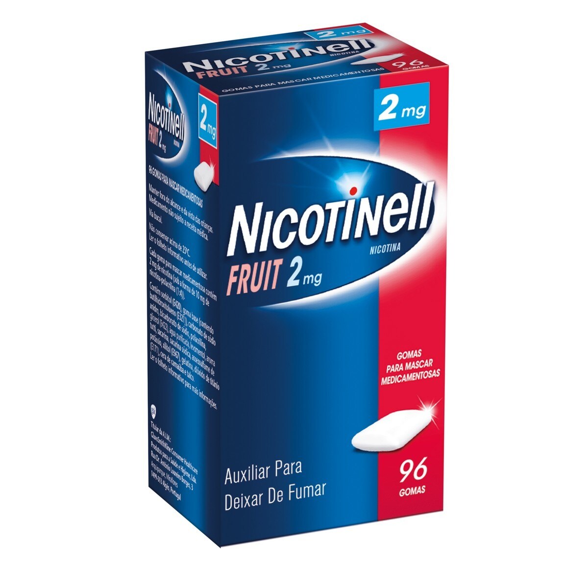 Nicotinell Fruit 2 mg - 96 Gomas para Mascar 1