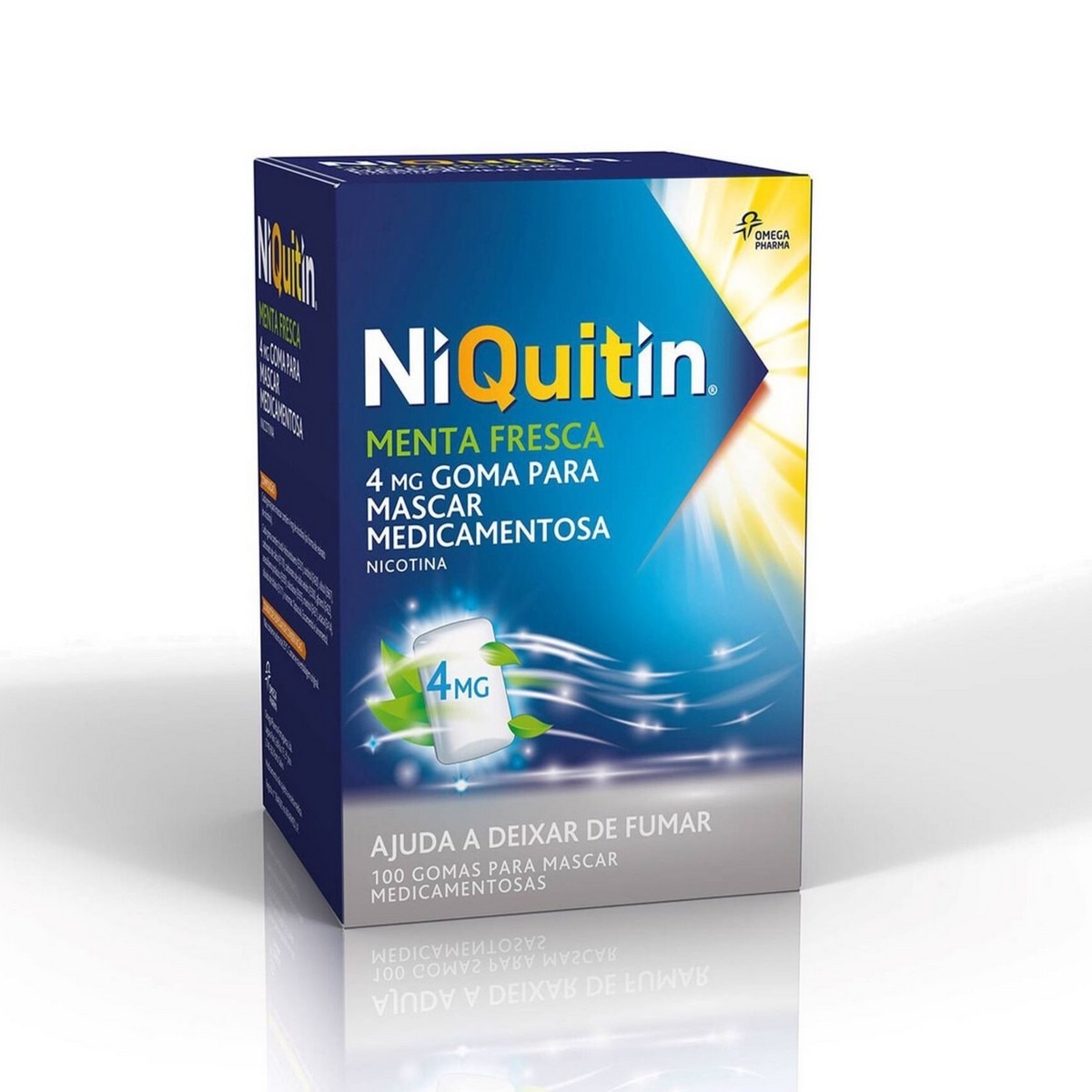 Imagem 0 de Niquitin Mint 4 mg - 100 Gomas para Mascar