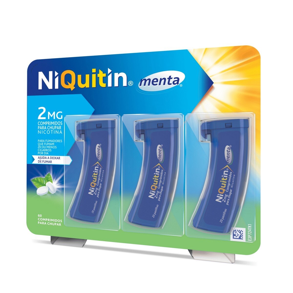 Niquitin Menta 2 mg - 60 Comprimidos para Chupar 1