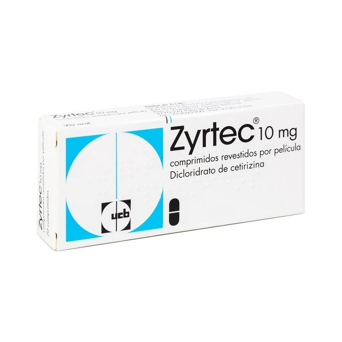 Zyrtec 10mg - 20 Comprimidos Revestidos 1