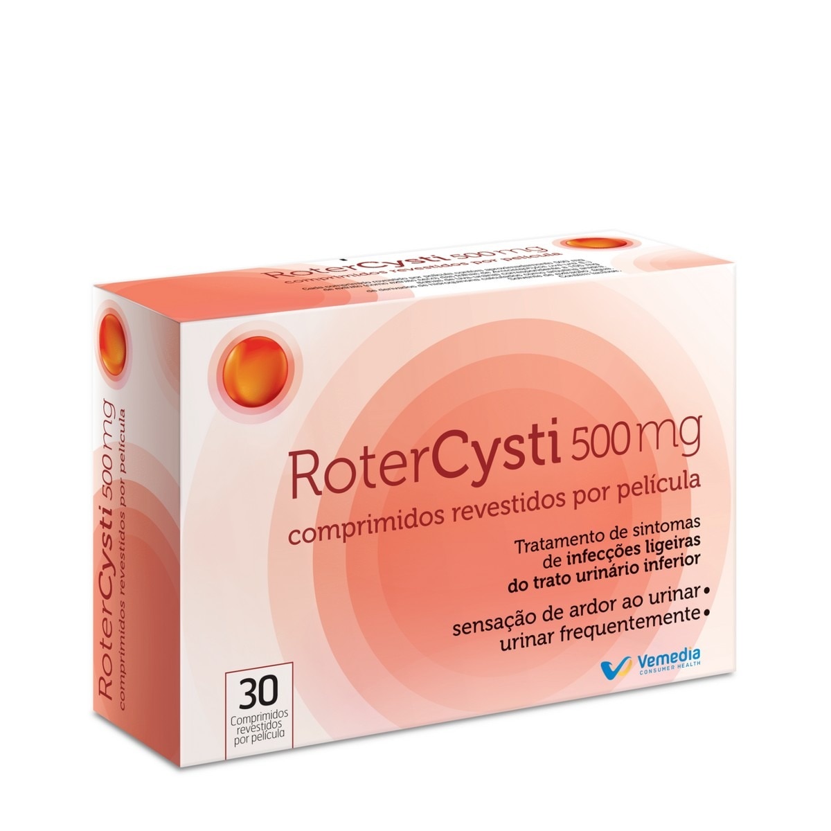 RoterCysti 500 mg - 30 Comprimidos Revestidos 1