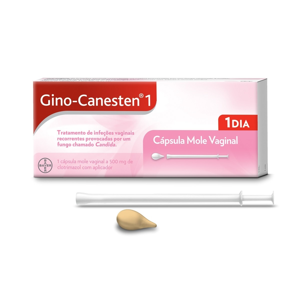 Imagem 0 de Gino-Canesten®1 500 mg - 1 Cápsula Mole Vaginal