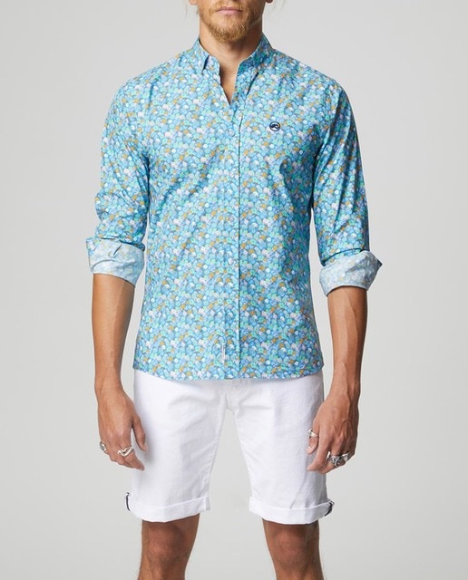 Imagen 0 de Camisa de hombre estampada corte slim fit