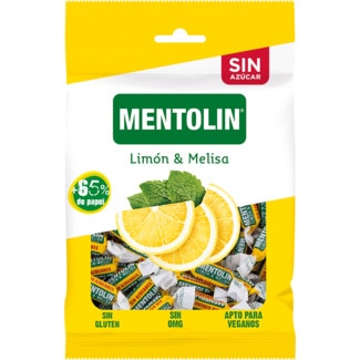 Rebuçados de Limão e Cidreira sem Açúcar embalagem 115 g - Mentolin
