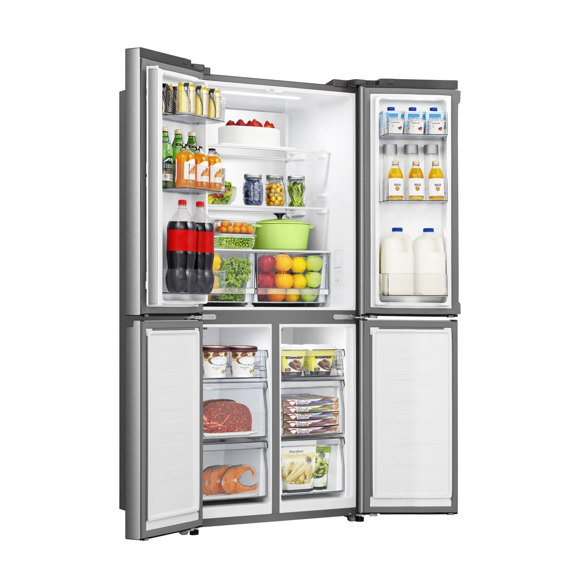 Frigorífico americano Hisense Total No Frost, Wifi - RQ5P470SETE Blanco-5