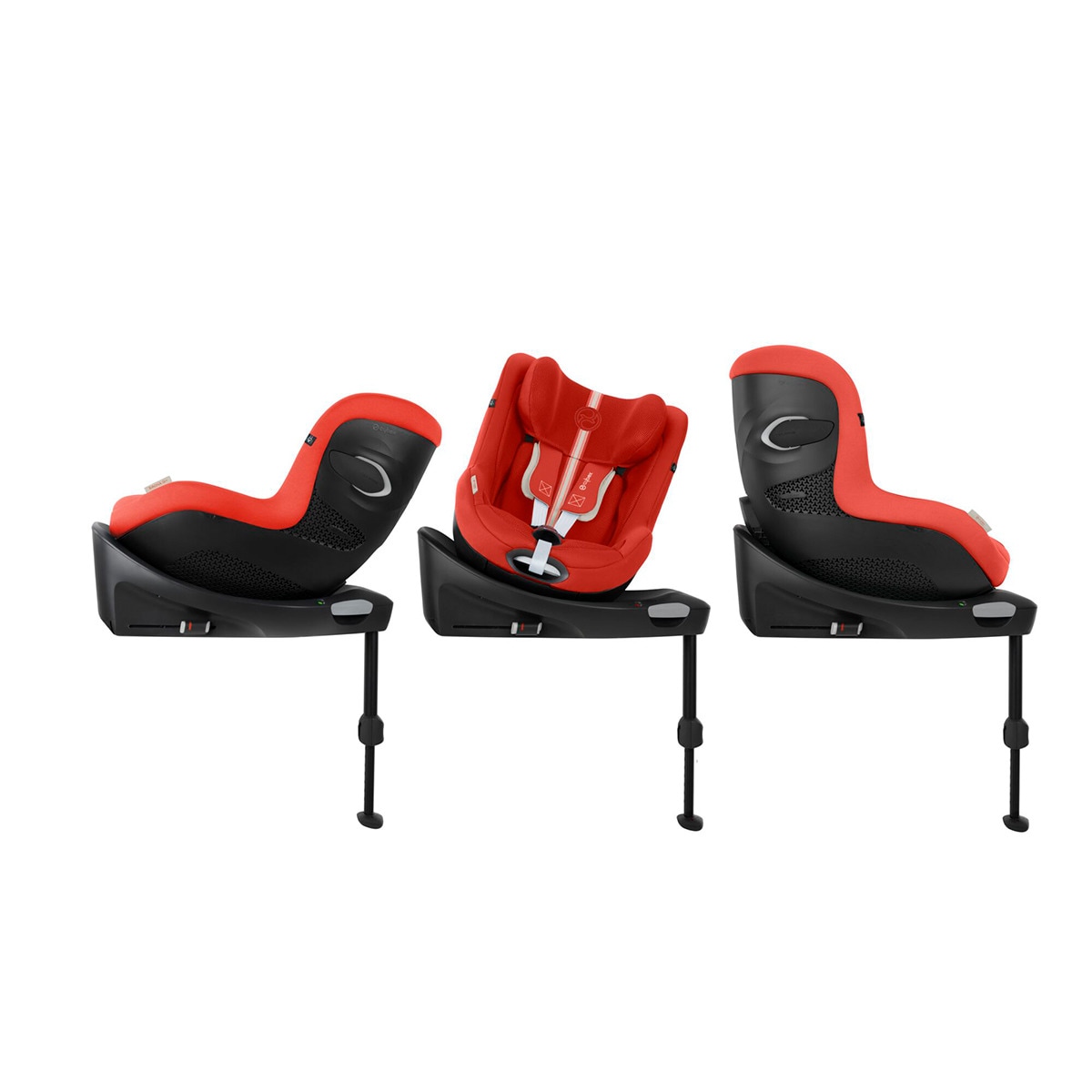 Cadeira Auto Sirona Gi i-Size Plus com Base - 61x105 cm Vermelho-3
