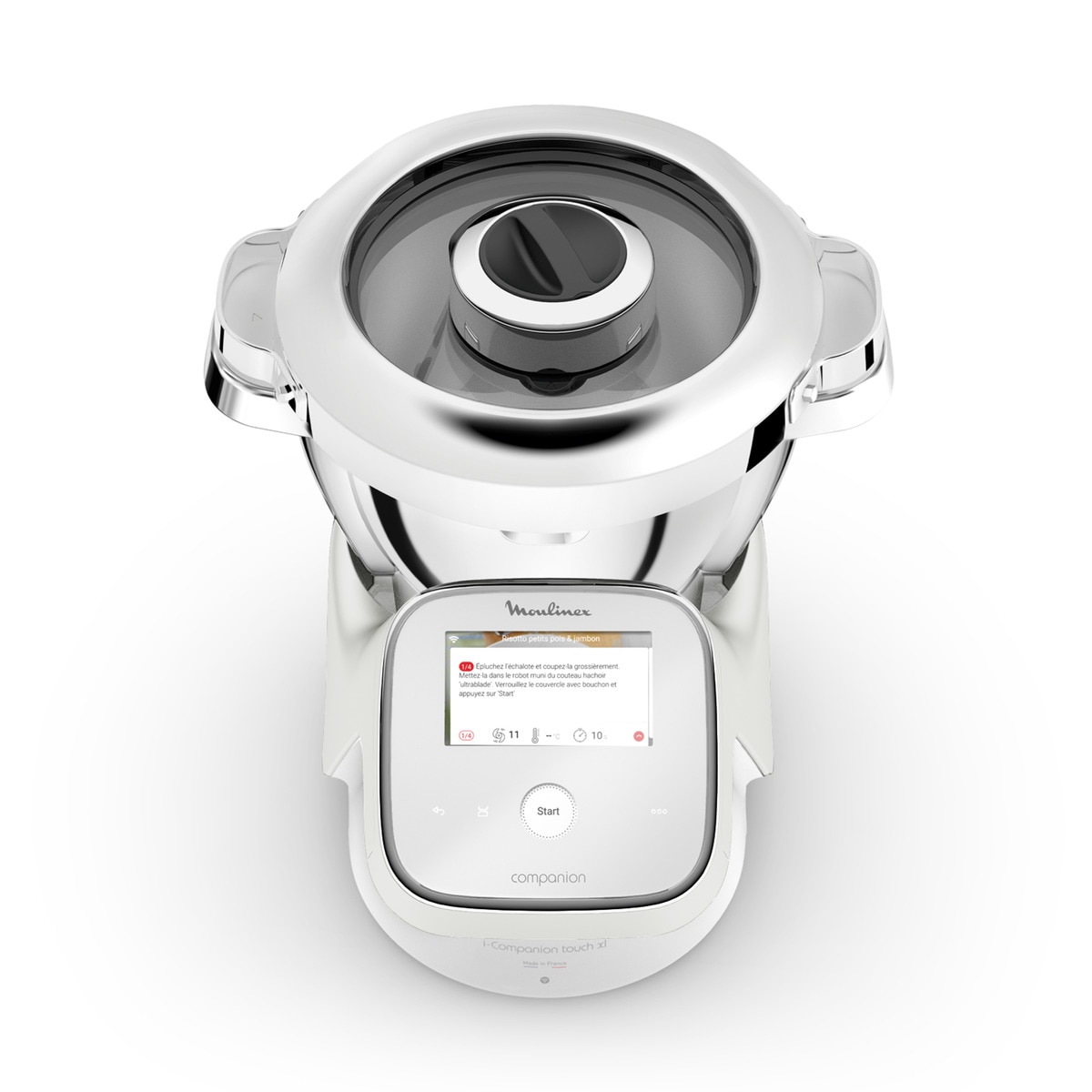 Robot de Cocina Moulinex I Companion Touch XL HF935, Conectividad WiFi Blanco-4