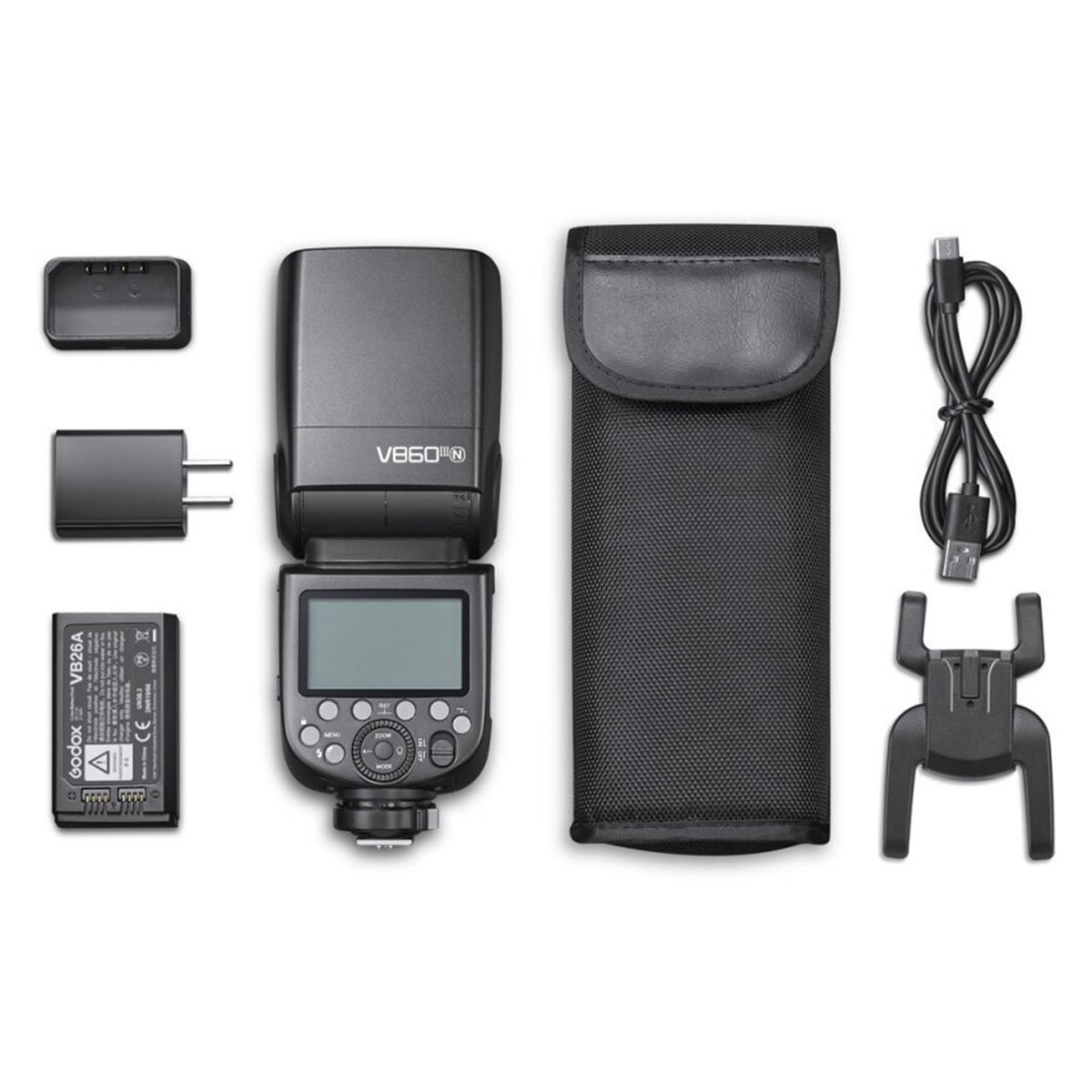 Kit Flash Godox V860IIIN para Nikon Negro-11