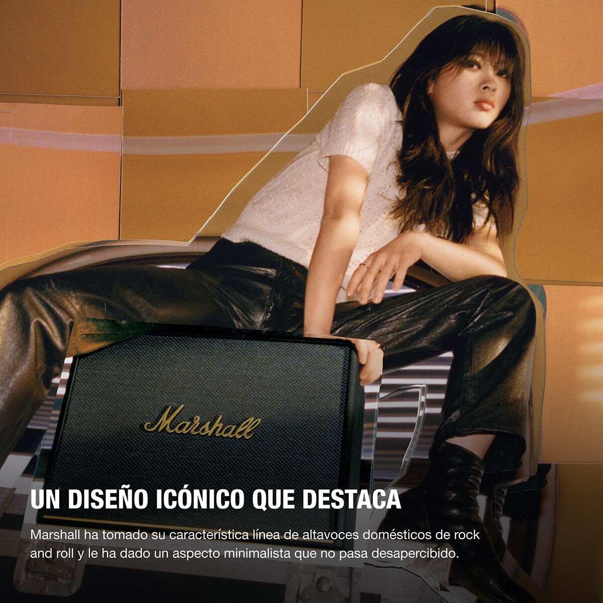 Coluna Marshall Woburn III Bluetooth Preto-5