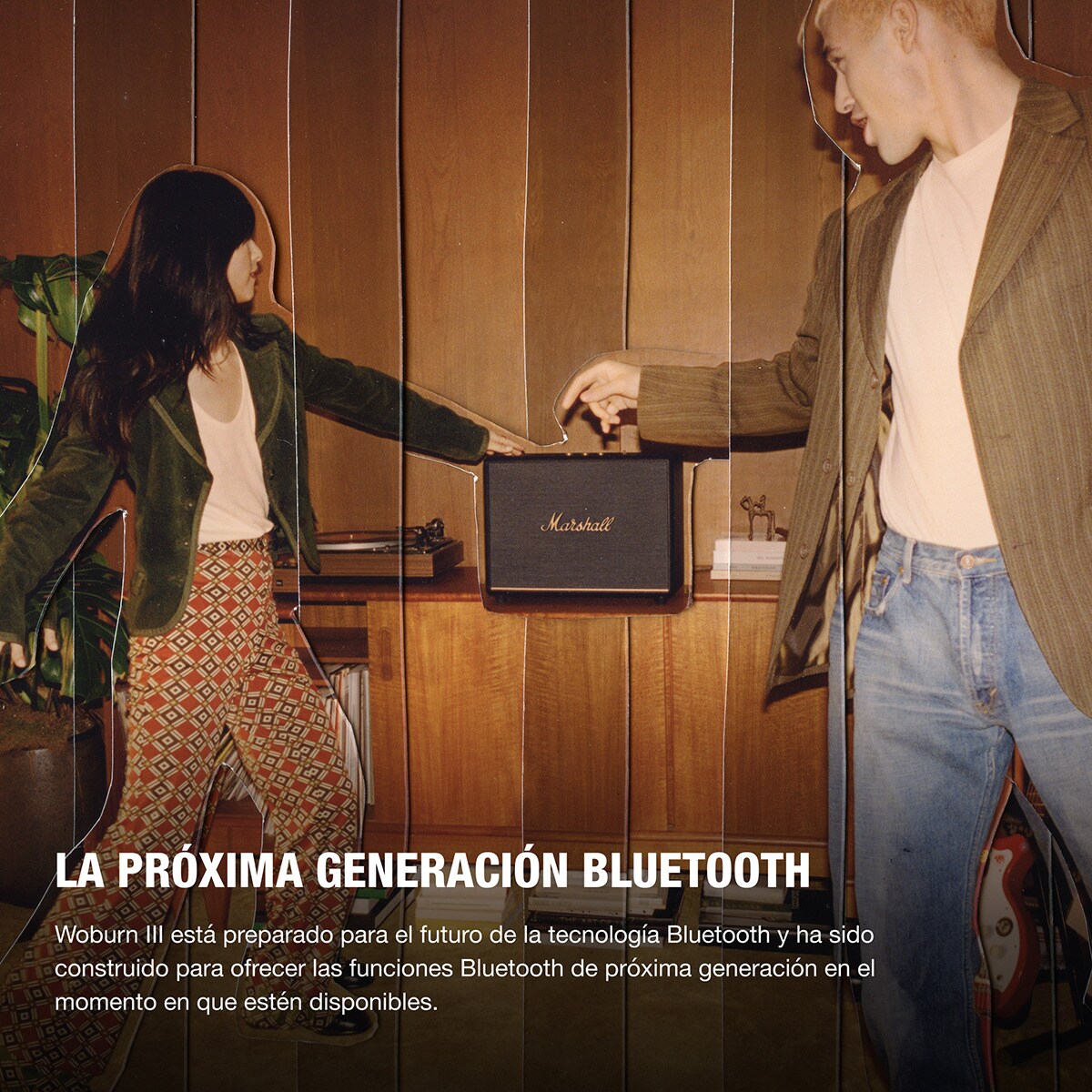 Coluna Marshall Woburn III Bluetooth Preto-4