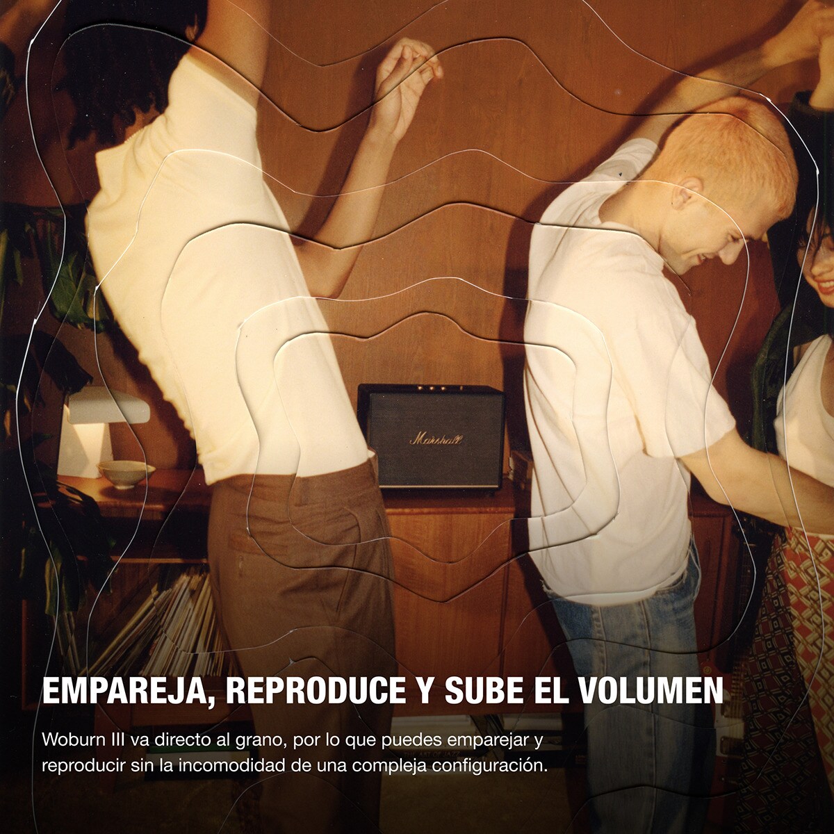 Coluna Marshall Woburn III Bluetooth Preto-3