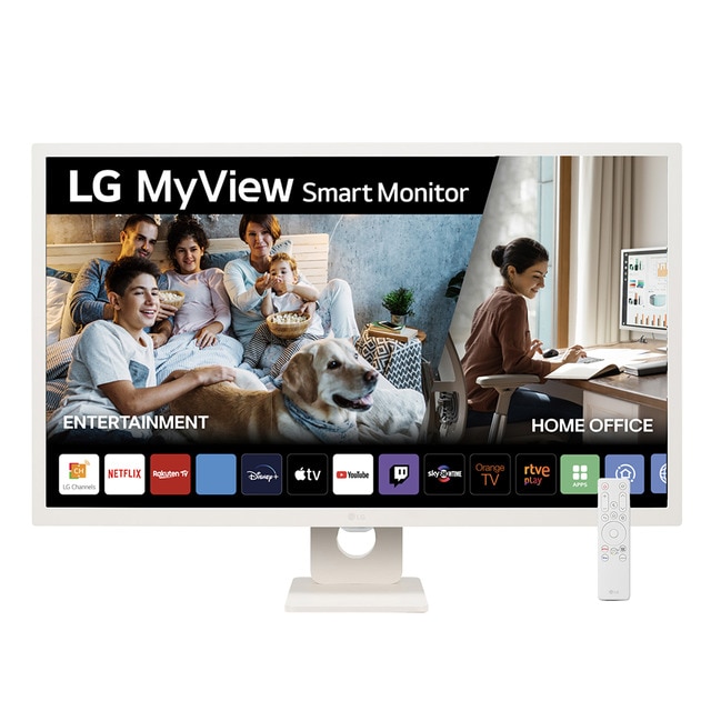 Imagen 0 de Monitor PC 80 cm (31,5") LG 32SR50F MyView Smart TV webOS23, 60 Hz Full HD IPS, HDR10 (Reacondicionado Grado A)