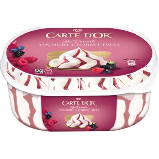 Gelado Yoghurt&Forest Fruit Les Desserts embalagem 825 ml - Carte D'or