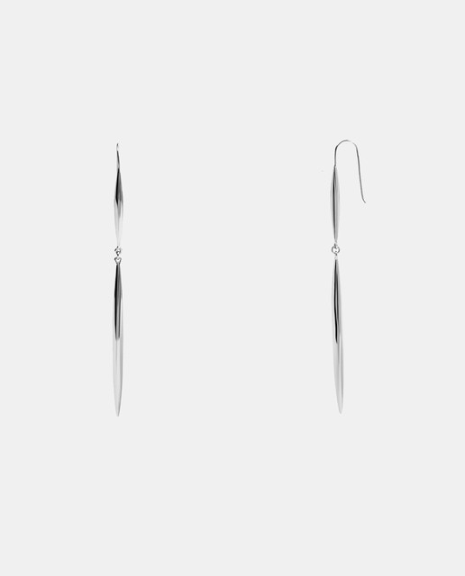 Imagen 0 de Pendientes Sublime plateados