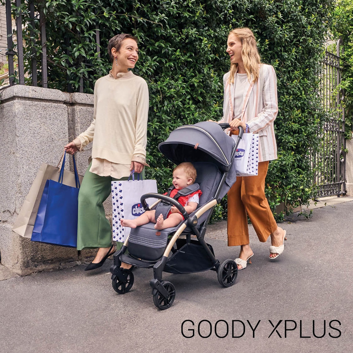 Carrinho de Passeio Autodobrável Goody XPlus Verde-escuro-2