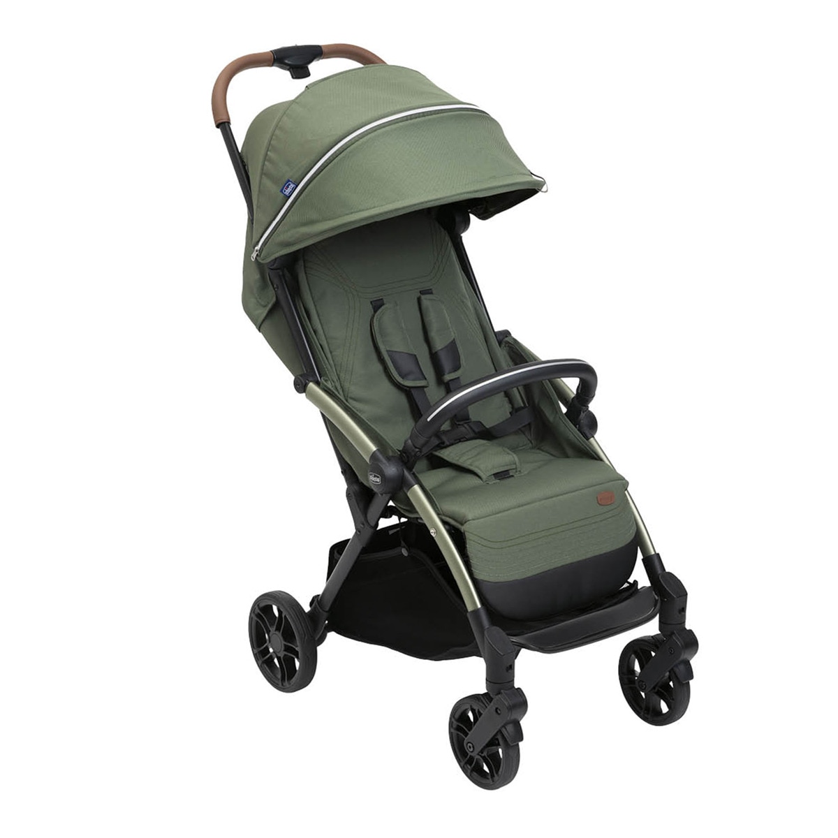 Carrinho de Passeio Autodobrável Goody XPlus Verde-escuro-1