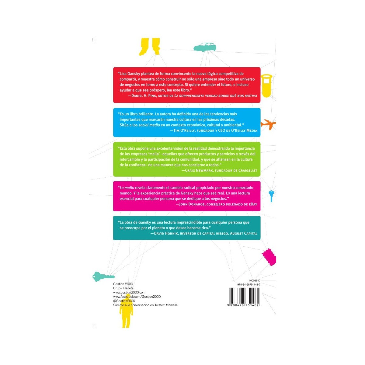 La malla: El futuro de los negocios es...compartir (Capa mole com abas) 2