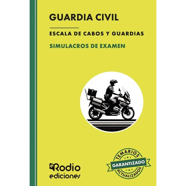 Imagem 0 de Guardia Civil 2025. SIMULACROS DE EXAMEN. Escala de Cabos y Guardias. Fuerzas y Cuerpos de Seguridad del Estado (Capa mole)