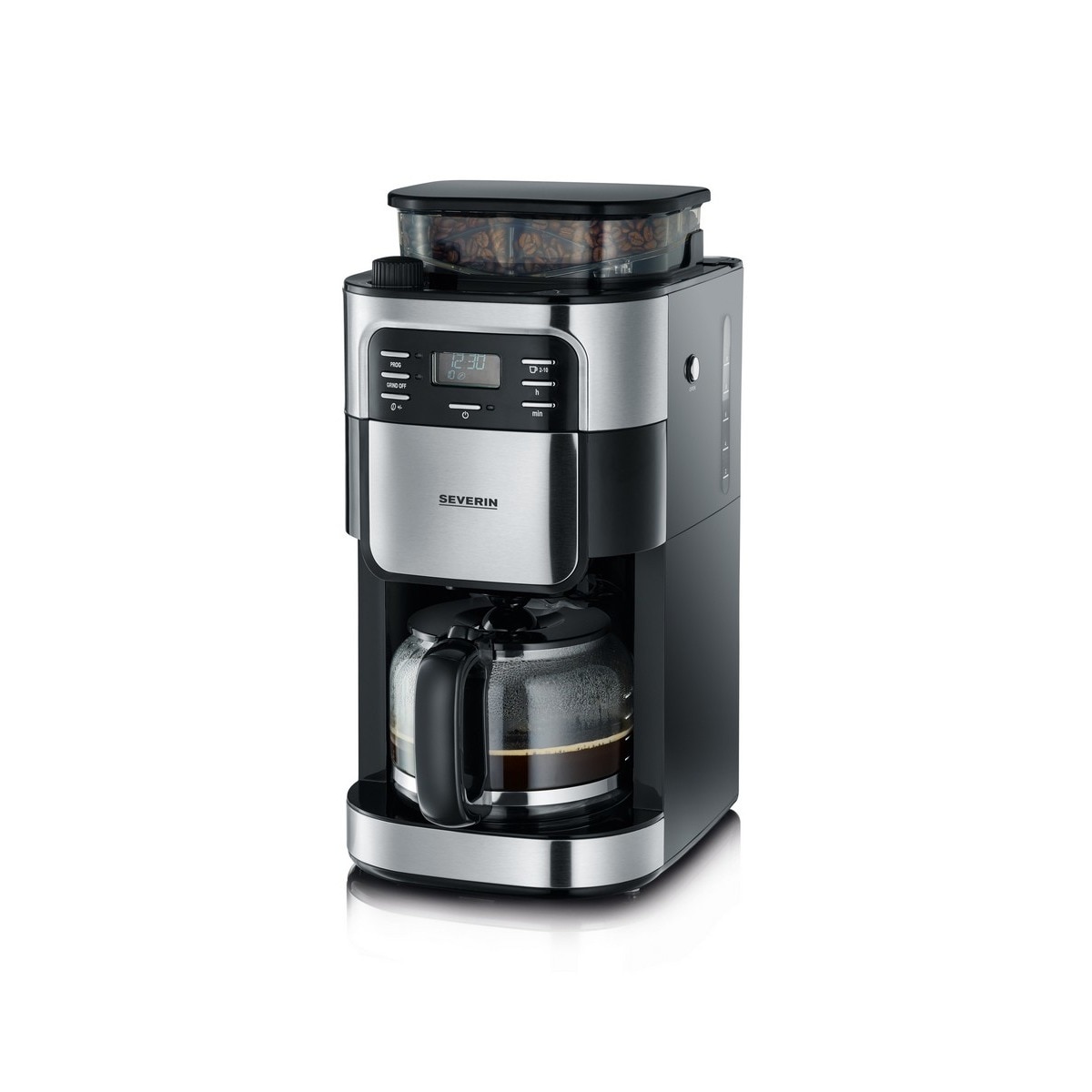 Máquina de Café de Filtro Severin KA4810 de 1000 W - 10 Chávenas - Inox Inox-1