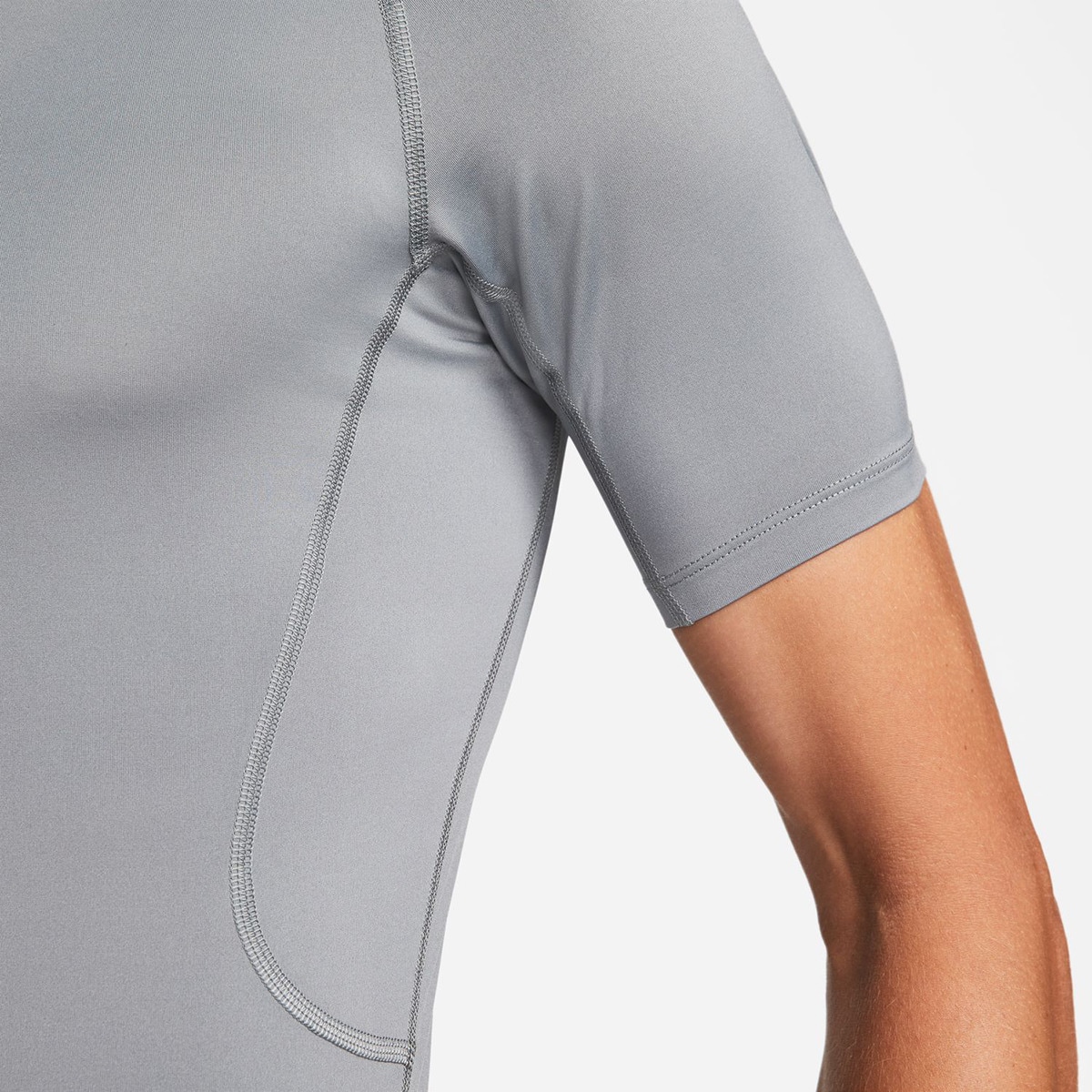 T-shirt de homem Pro Nike Cinzento-4