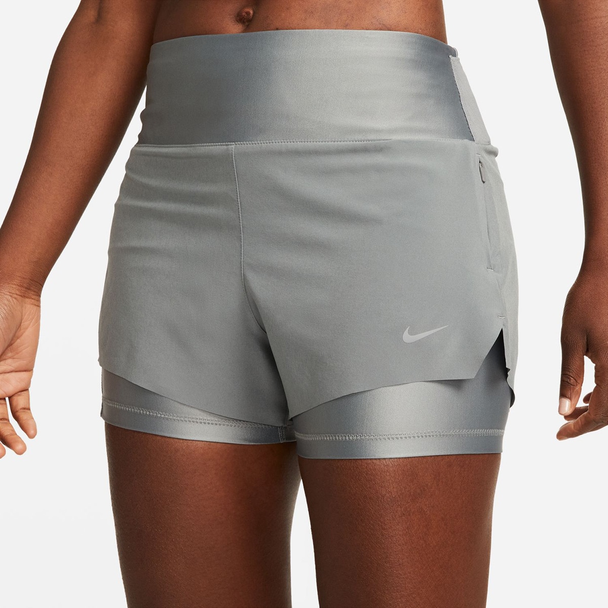 Calções de Mulher Dri-FIT Swift Cinzento-3
