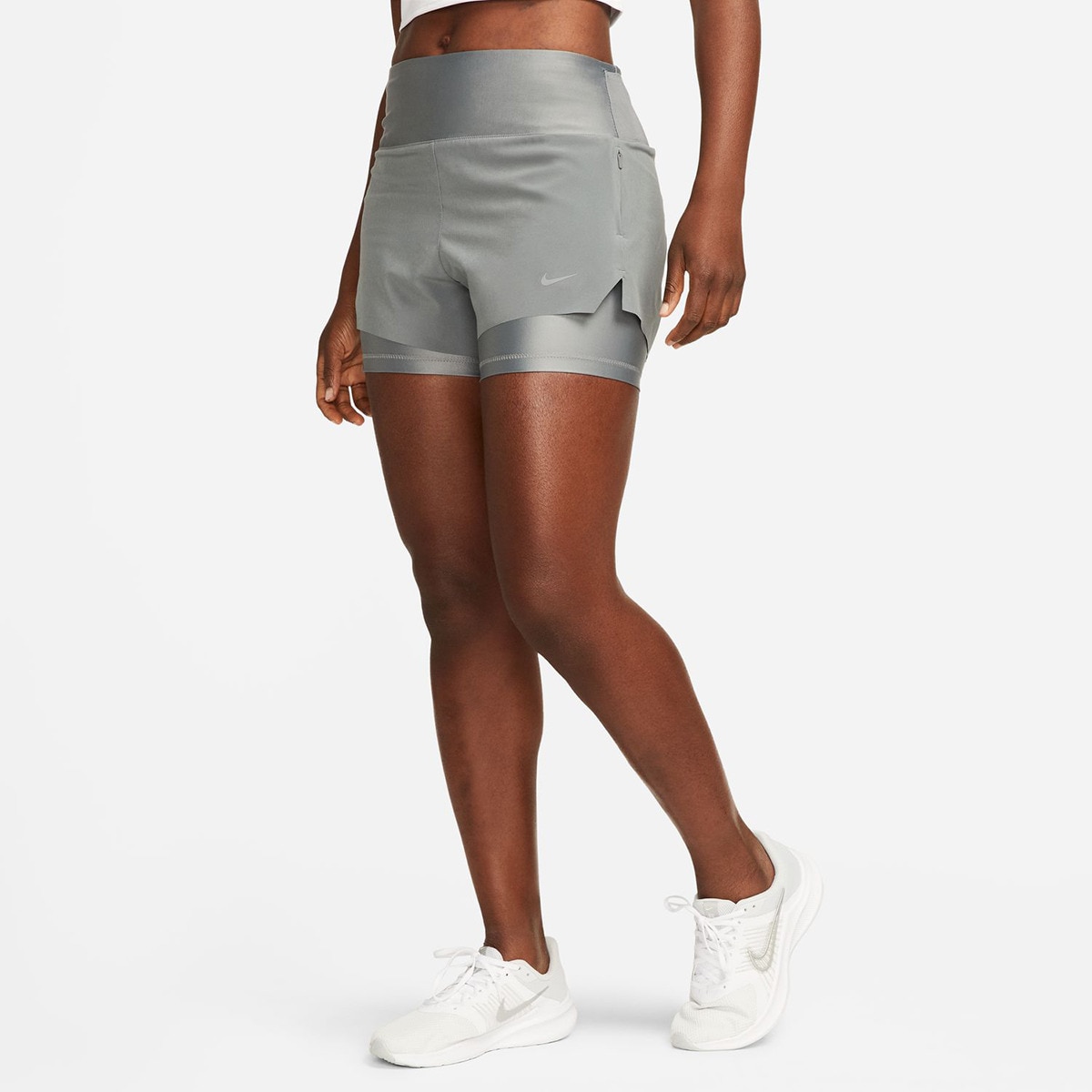 Calções de Mulher Dri-FIT Swift Cinzento-1