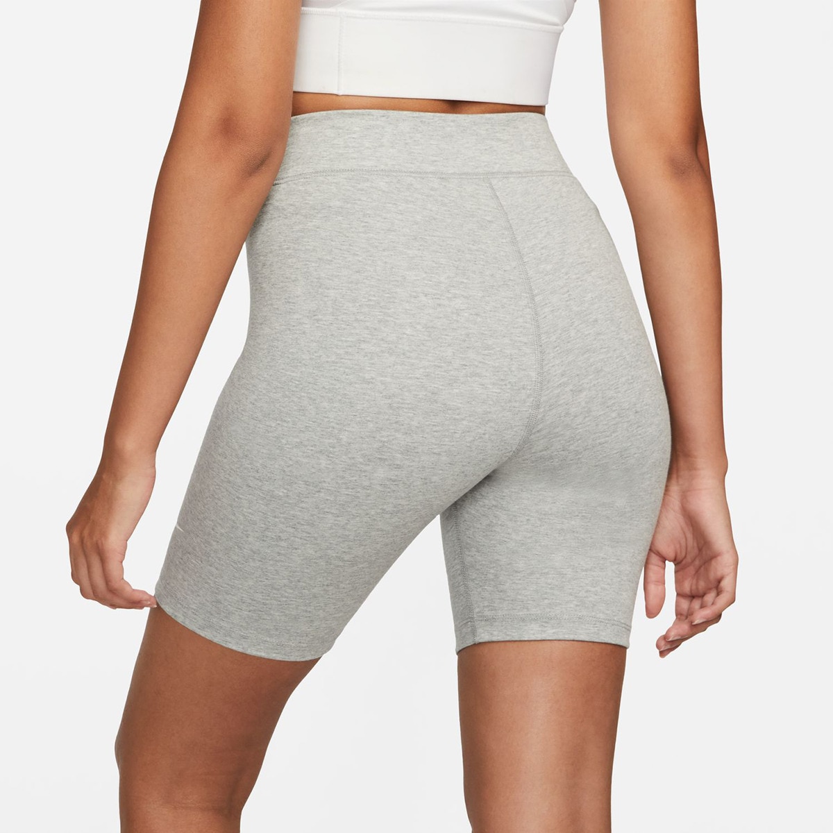 Leggings Tipo Calções de Mulher Sportswear Classics 8" Cinzento-3