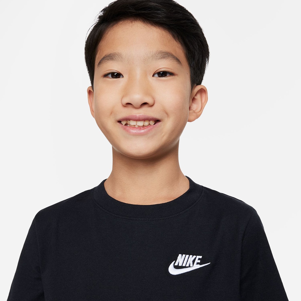 T-shirt de menino Sportswear Nike Preto-3